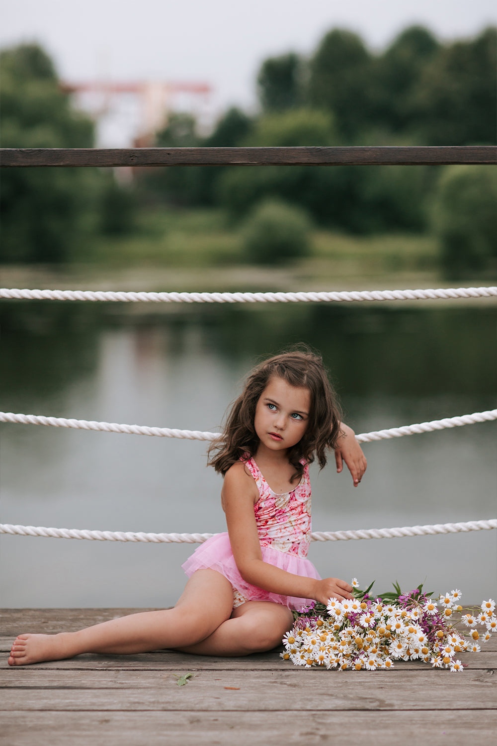 Isella Tutu Swimsuit - Roses Bouquet