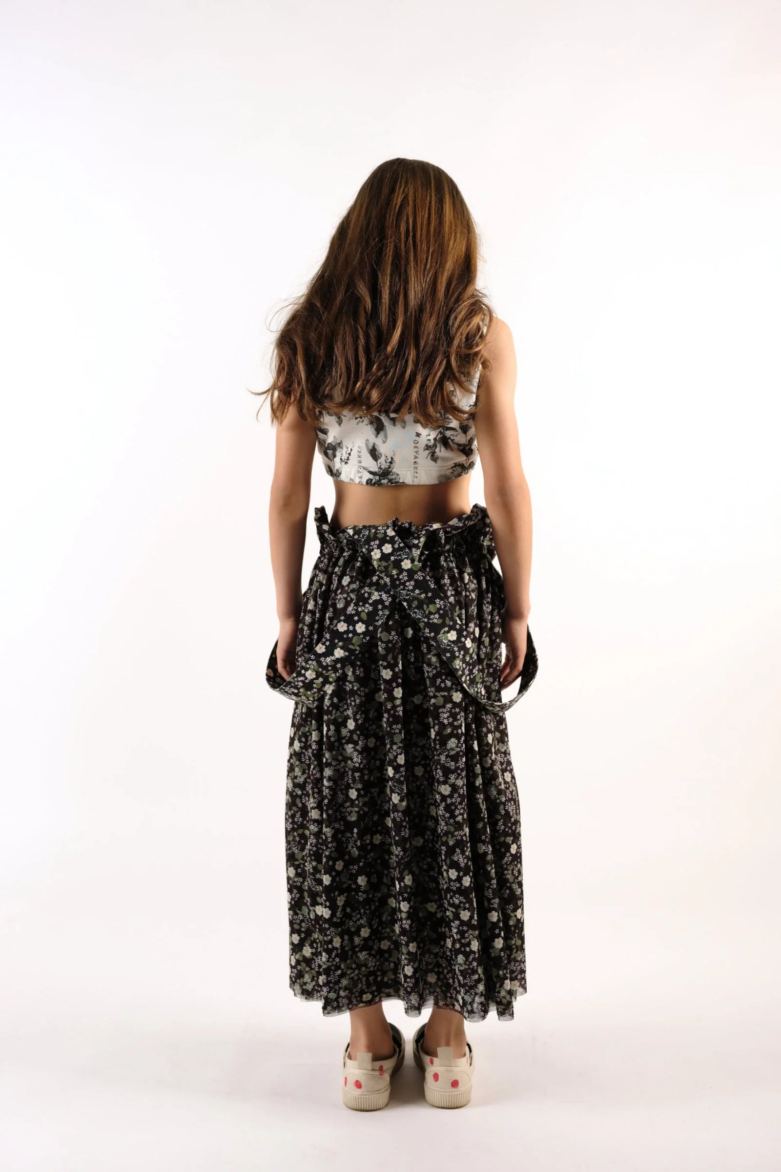 Celiana Black Garden Skirt