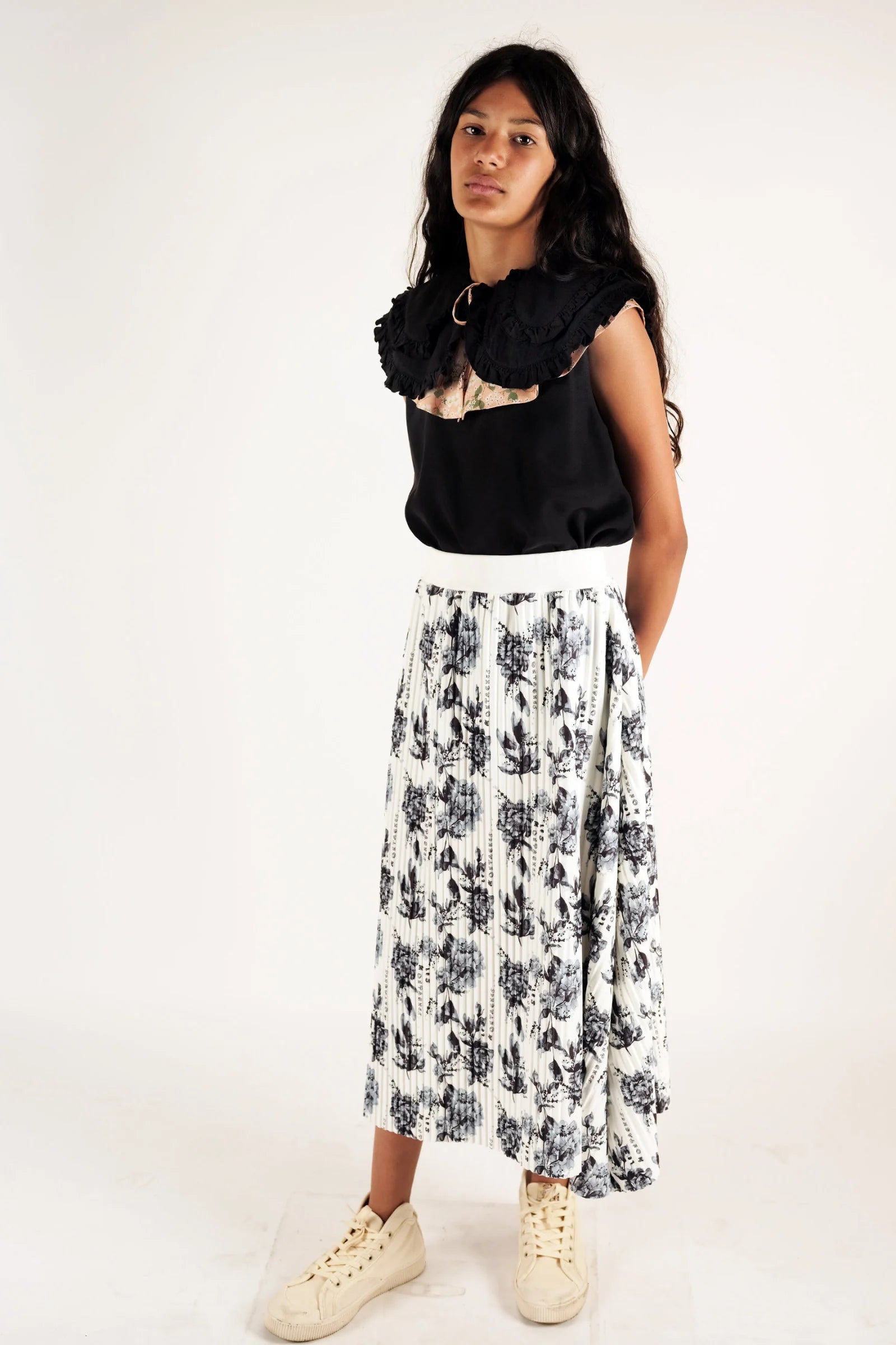 Marlene Flowers Cru Skirt