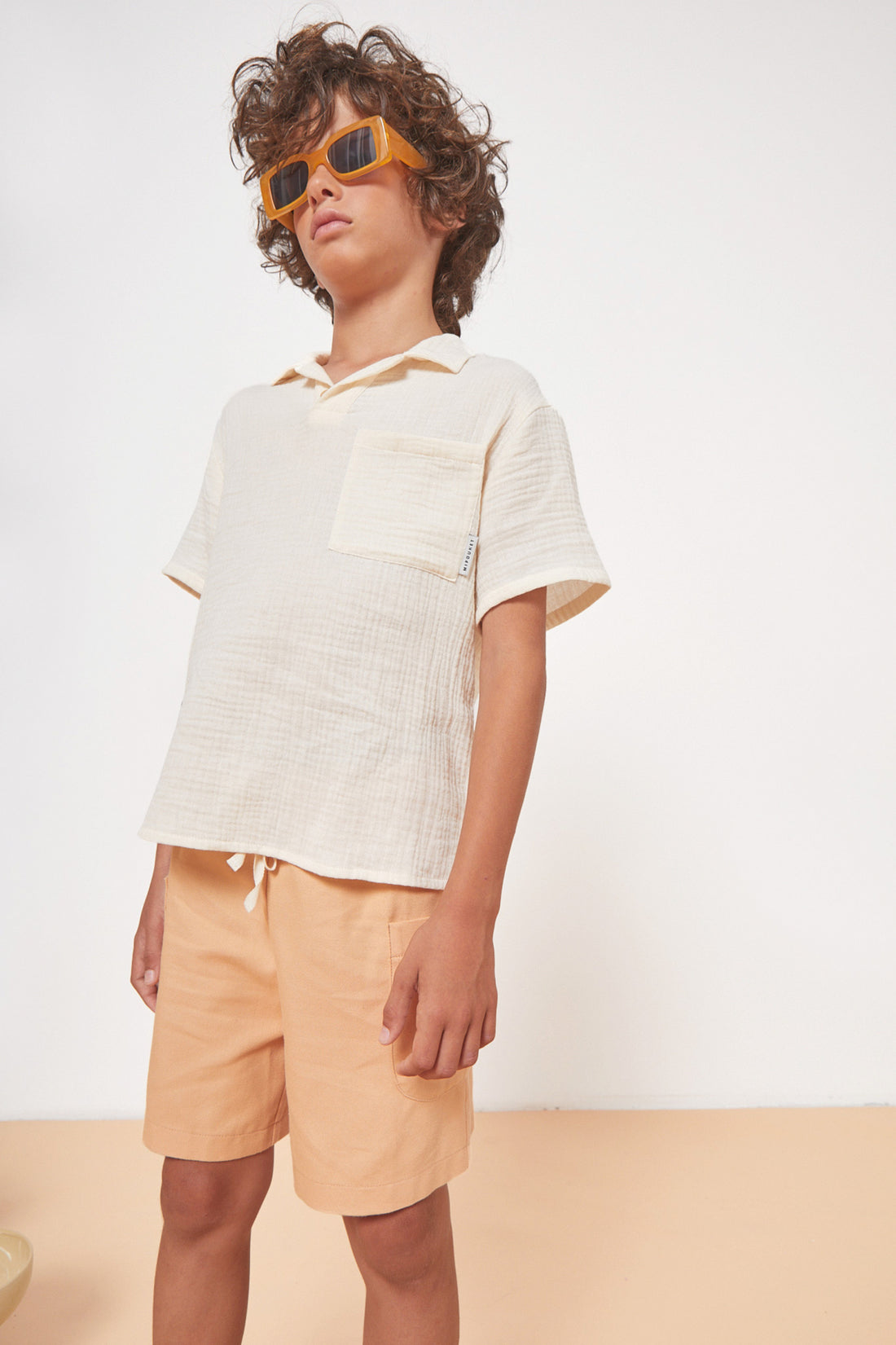 Leo Sagra Bermuda - Peach
