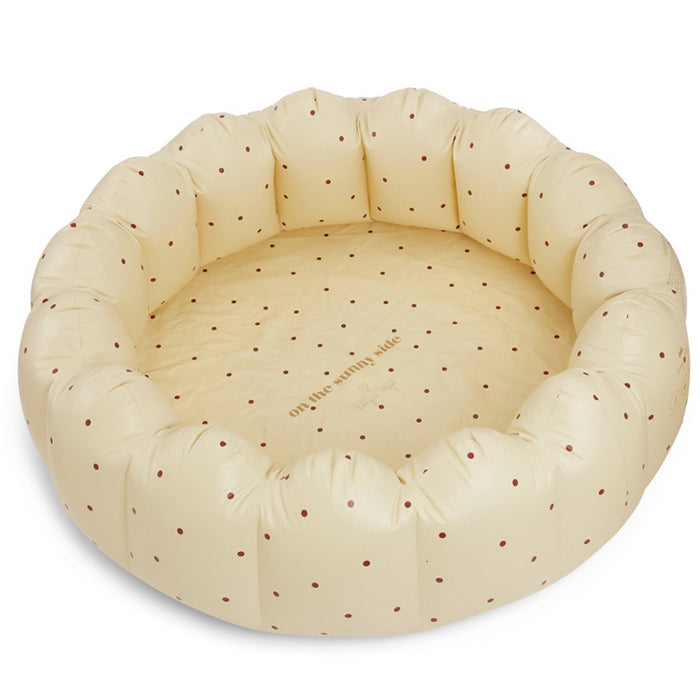 Shell Pool - Large | Rasberry Red Dots