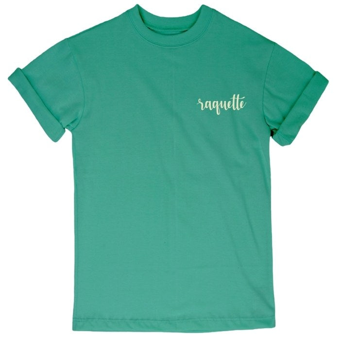 Raquette Long Tee/Dress - Tennis Green