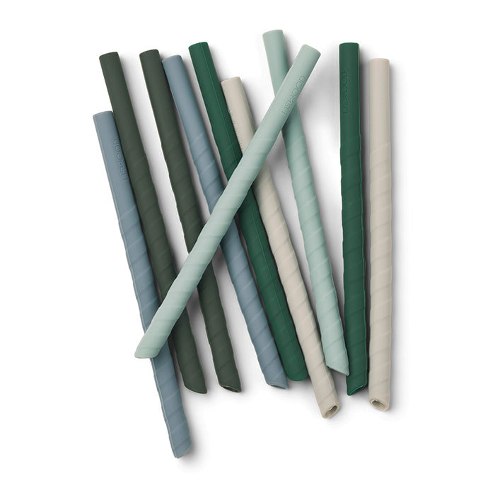 Timoti Straws - Green Multi Mix